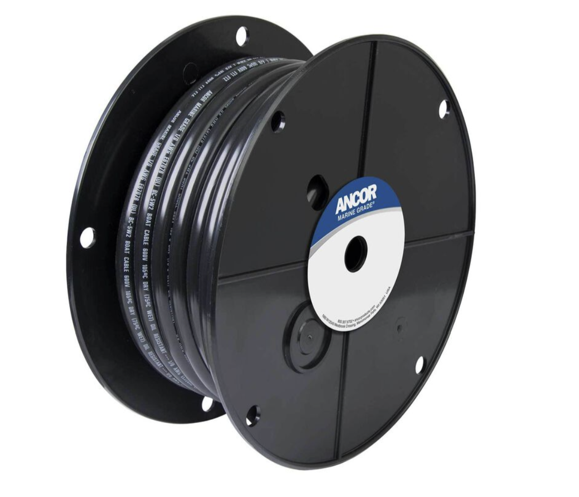 Ancor 8 Wire 100' Black