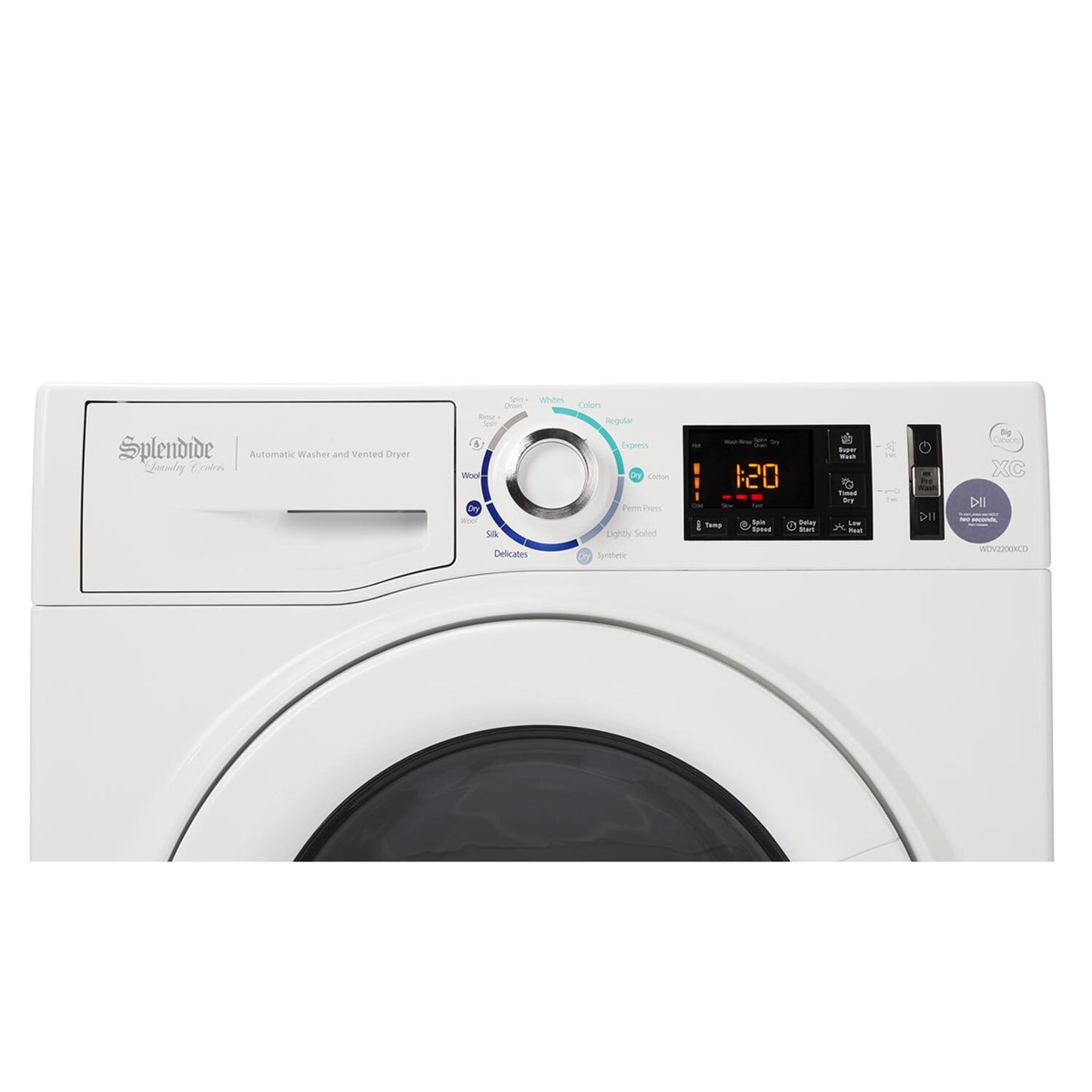 SPLENDIDE–Vented Marine Washer/Dryer Combo