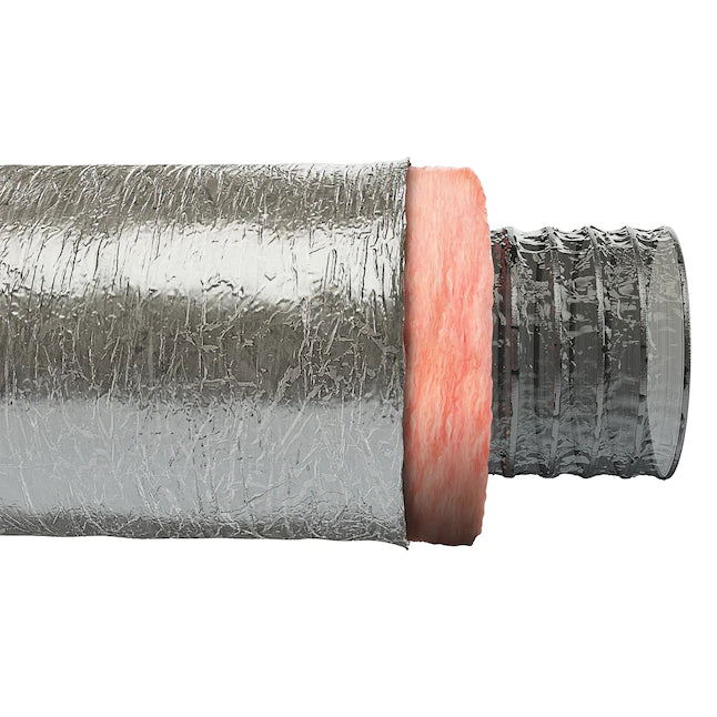 4-in x 300-in Insulated Polyester Flexible Duct Sold per foot
