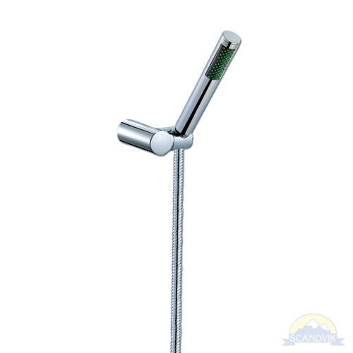 Shower handle hose & holder Nordic 6' SS Hose