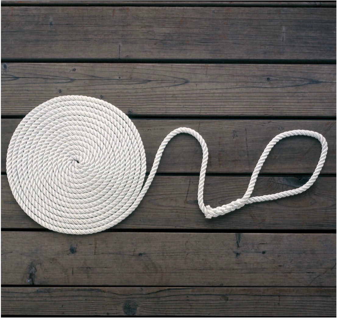 Economy Three-Strand Nylon Dock Lines 5/8 x15 Seafit C6390-20-00015