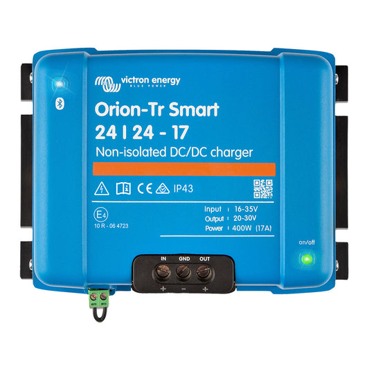 Victron Orion-TR Smart Non-Isolated DC-DC Converter - 24 VDC to 24 VDC - 400W - 17AMP [ORI242440140]