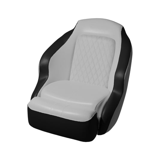 TACO Anclote Diamond Bucket Seat - Grey/Black [BA1-25GRY-BLK]