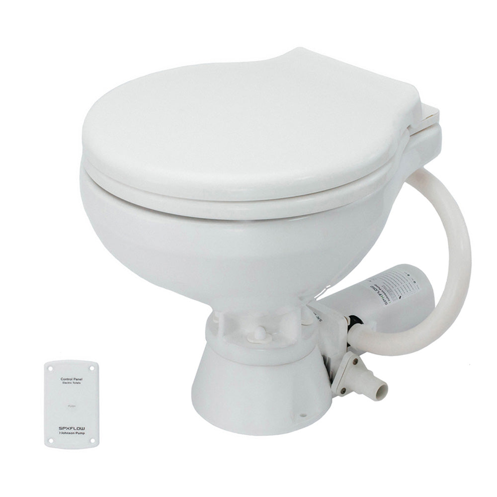 Johnson Pump Standard Electric Toilet - Comfort Macerator Style - 24V [80-47436-02]