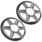 Fusion Apollo 8.8" Sports Grey Speaker Grilles (Pair) [010-13292-00]