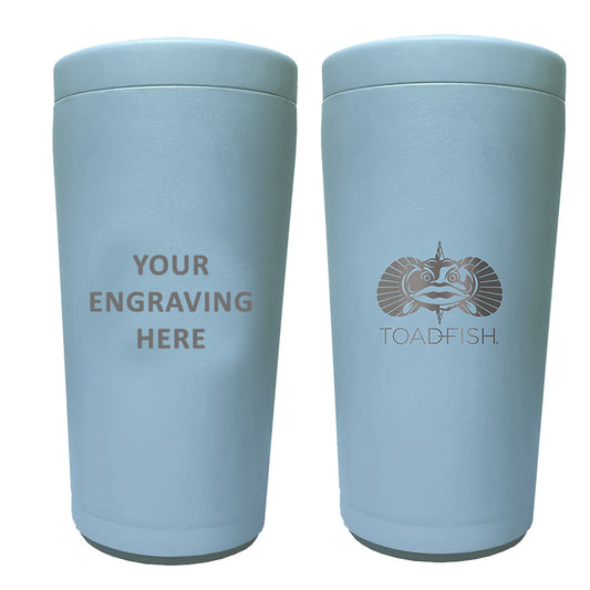Toadfish Custom Engraved Non-Tipping Can Cooler 2.0 - Light Blue (MINIMUM ORDER QUANTITY OF 25) [TF5017]