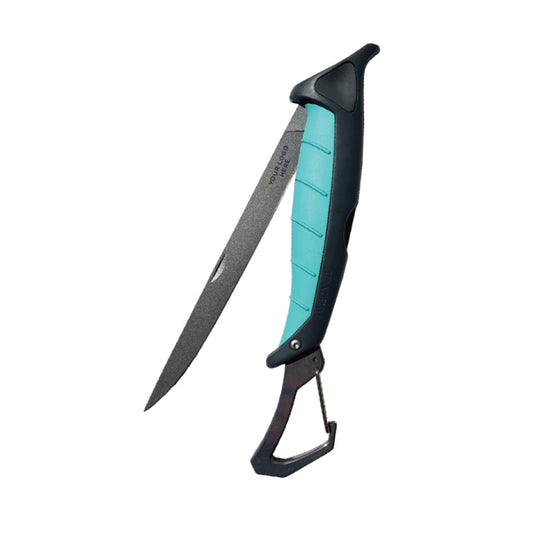 Toadfish Custom Engraved Stowaway Folding Fillet Knife w/Built-In Carabiner - 7" (MINIMUM ORDER QUANTITY OF 25) [TF1029]