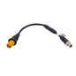Navico Ethernet Adapter M12 8-Pin Male - Yellow 5-Pin Female - 1.2' [000-16448-001]
