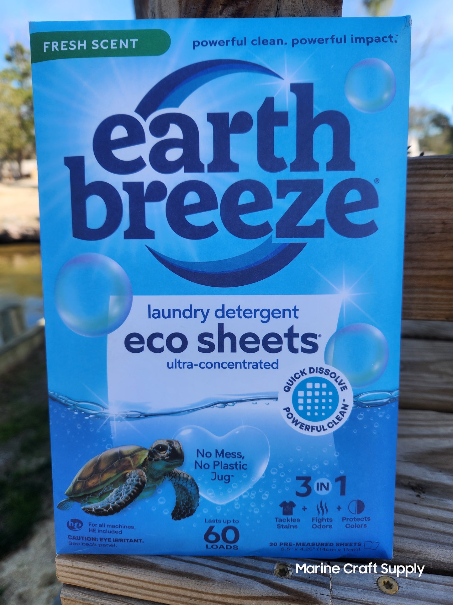 Laundry Detergent, Eco Sheets: Earth Breeze