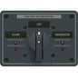 Blue Sea 8357 AC Rotary Switch Panel 65 Ampere 2 Position + OFF, 2 Pole [8357]