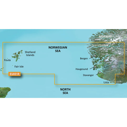 Garmin BlueChart g3 Vision HD - VEU051R - Lista - Sognefjorden - microSD/SD [010-C0787-00]
