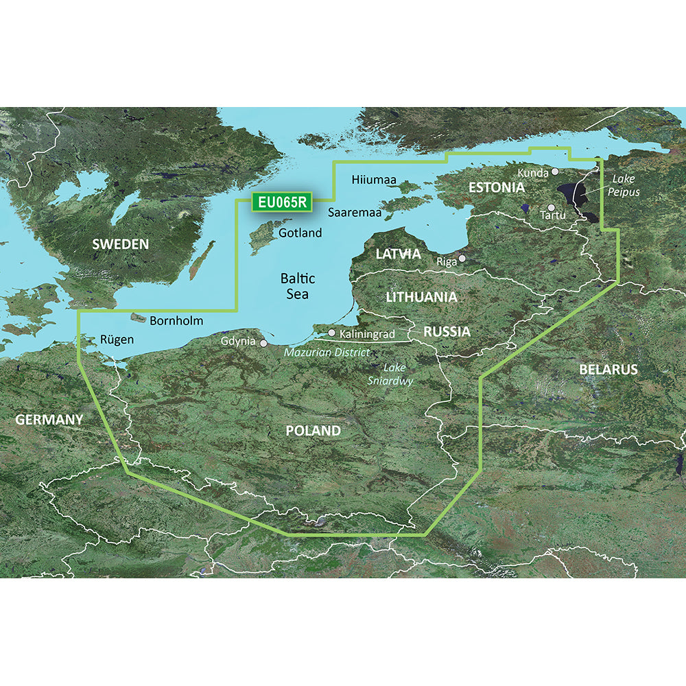 Garmin BlueChart g3 Vision HD - VEU065R - Baltic Sea, East Coast - microSD/SD [010-C0849-00]