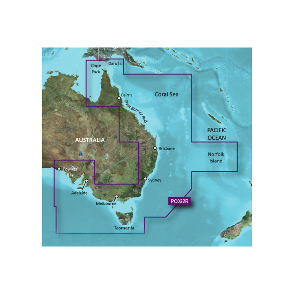 Garmin BlueChart g3 Vision HD - VPC022R - East Coast Australia - microSD/SD [010-C0756-00]