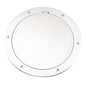 Beckson 6" Smooth Center Pry-Out Deck Plate - White [DP61-W]