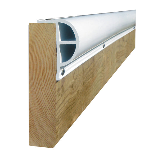 Dock Edge PRODOCK Heavy "P" Dock Profile - (3) 8' Sections - White [DE1200F]