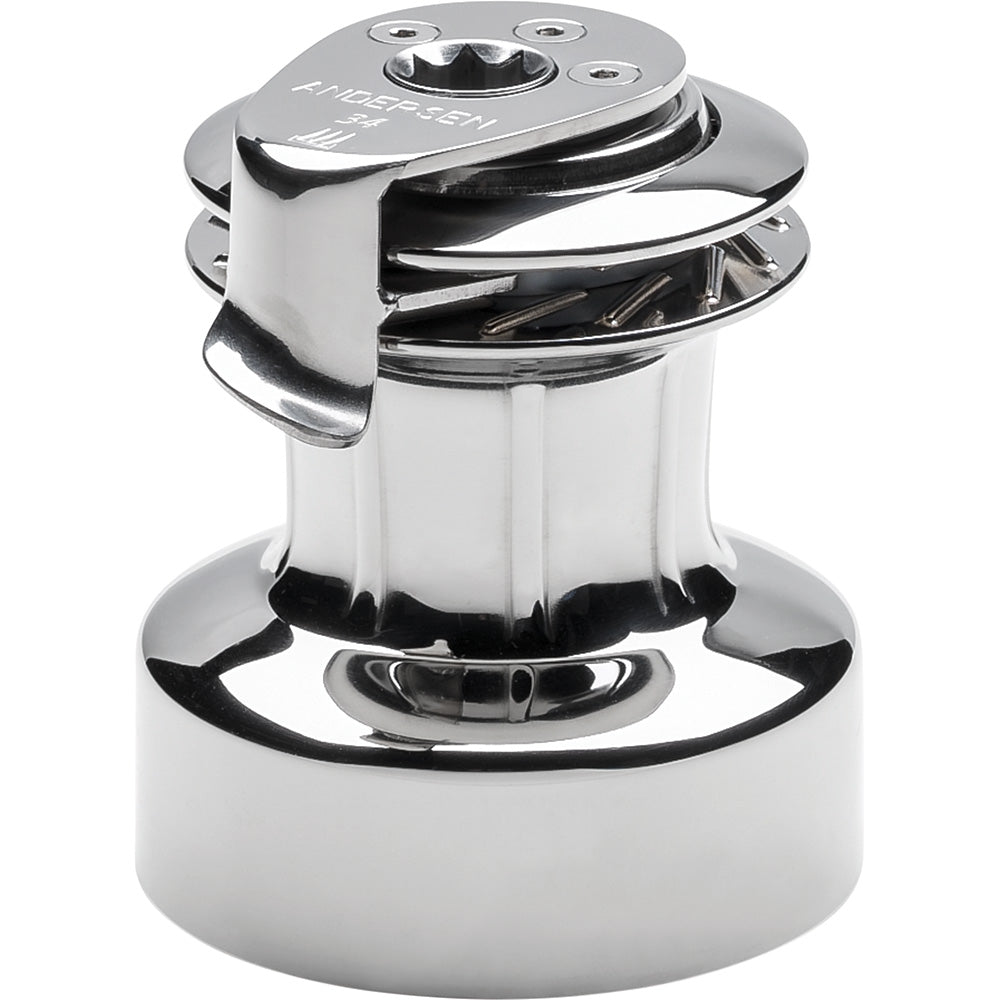 ANDERSEN 34 ST FS - 2-Speed Self-Tailing Manual Winch - Full Stainless Steel [RA2034010000]