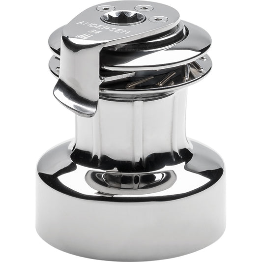 ANDERSEN 34 ST FS - 2-Speed Self-Tailing Manual Winch - Full Stainless Steel [RA2034010000]