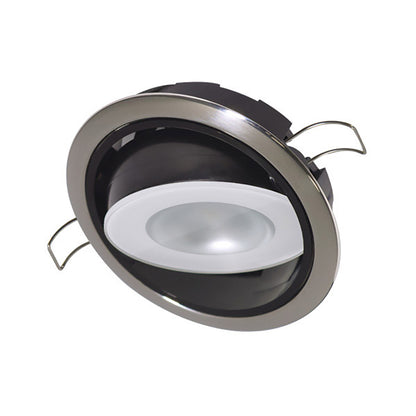 Lumitec Mirage Positionable Down Light - White Dimming, Red/Blue Non-Dimming - Polished Bezel [115118]