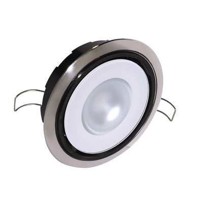 Lumitec Mirage Positionable Down Light - White Dimming, Red/Blue Non-Dimming - Polished Bezel [115118]