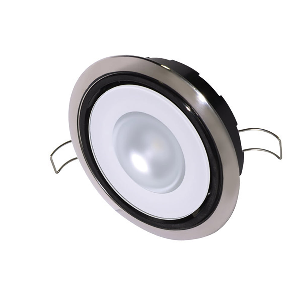 Lumitec Mirage Positionable Down Light - White Dimming, Red/Blue Non-Dimming - Polished Bezel [115118]