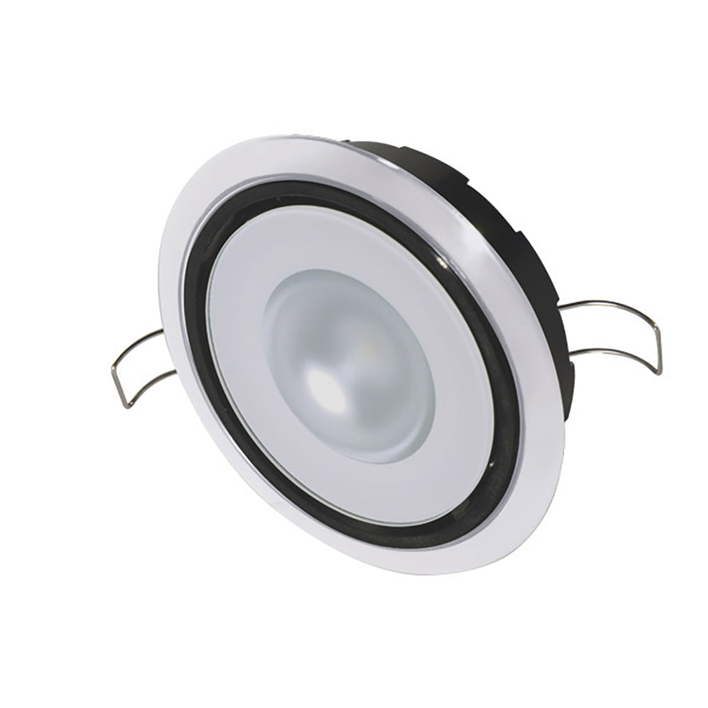 Lumitec Mirage Positionable Down Light - Warm White Non-Dimming - Hi CRI - White Bezel [115129]