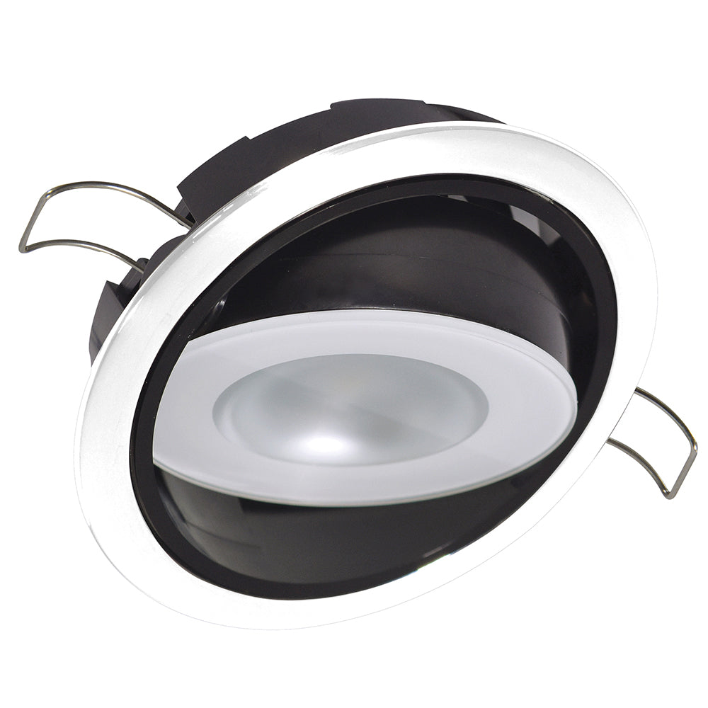 Lumitec Mirage Positionable Down Light - Warm White Non-Dimming - Hi CRI - White Bezel [115129]