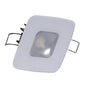 Lumitec Square Mirage Down Light - White Dimming, Red/Blue Non-Dimming - Glass Housing - No Bezel [116198]