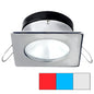 i2Systems Apeiron A1120 Spring Mount Light - Square/Round - Red, Cool White  Blue - Brushed Nickel [A1120Z-42HAE]