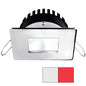 i2Systems Apeiron PRO A506 6W Spring Mount Light - Square/Square - Cool White  Red - Polished Chrome Finish [A506-14AAG-H]