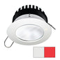 i2Systems Apeiron PRO A506 - 6W Spring Mount Light - Round - Cool White  Red - White Finish [A506-31AAG-H]