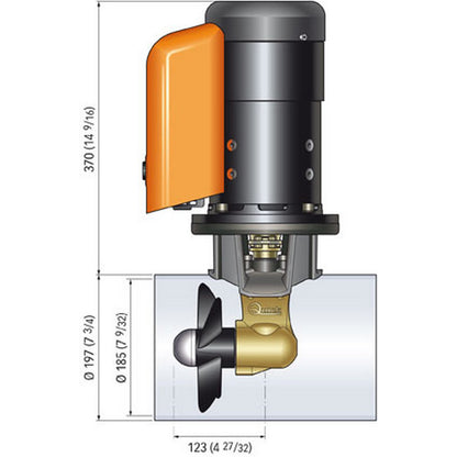 Quick Bow Thruster BTQ 185-55 55KGF - 12V - D185 - 3.0kW [FGBT18055120T00]