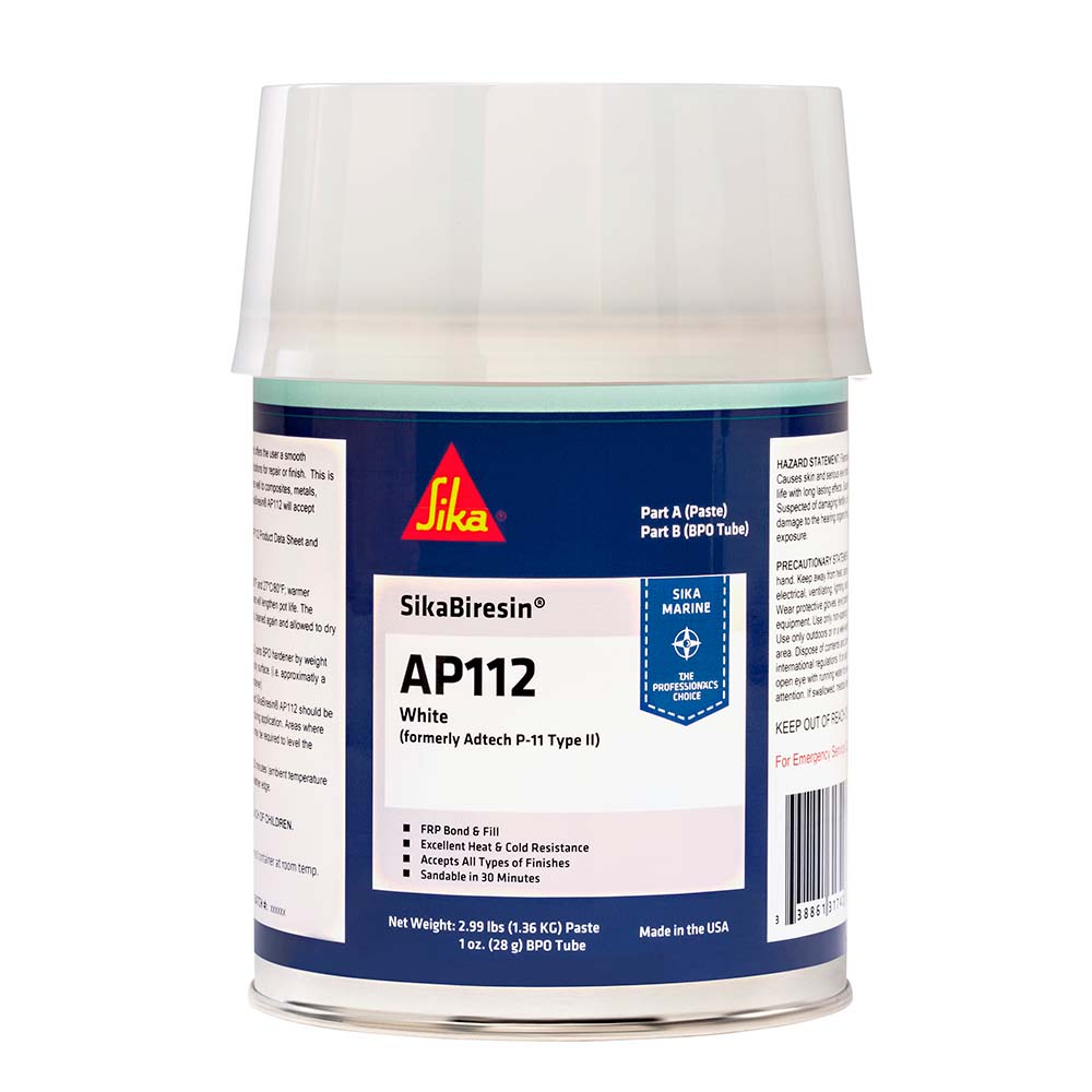 Sika SikaBiresin AP112 White Quart BPO Hardener Required [609802]