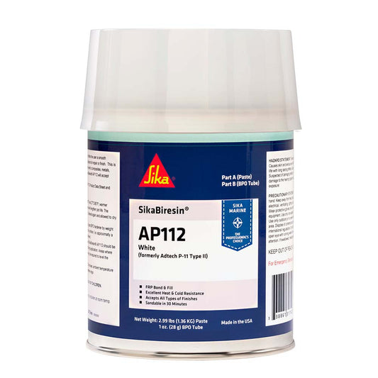 Sika SikaBiresin AP112 White Quart BPO Hardener Required [609802]