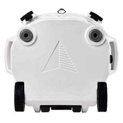 LAKA Coolers 30 Qt Cooler w/Telescoping Handle  Wheels - White [1079]