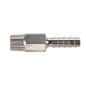 Universal Aluminum Fuel Hose Fitting - 3/8" NPT x 3/8" Barb - (Anti-Siphon Valve) [88FAS038-6]