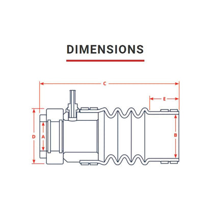 PSS Silicone Shaft Seal 2" Shaft  2-3/4" Tube [03-200-234]