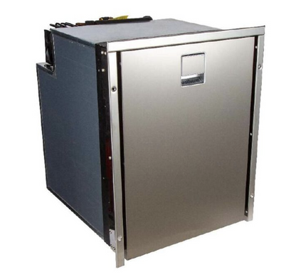 Isotherm Refrigerator/Freezer,,Drawer 65 Clean Touch Stainless Steel, AC/DC, 4-Sided Stainless Steel Flange