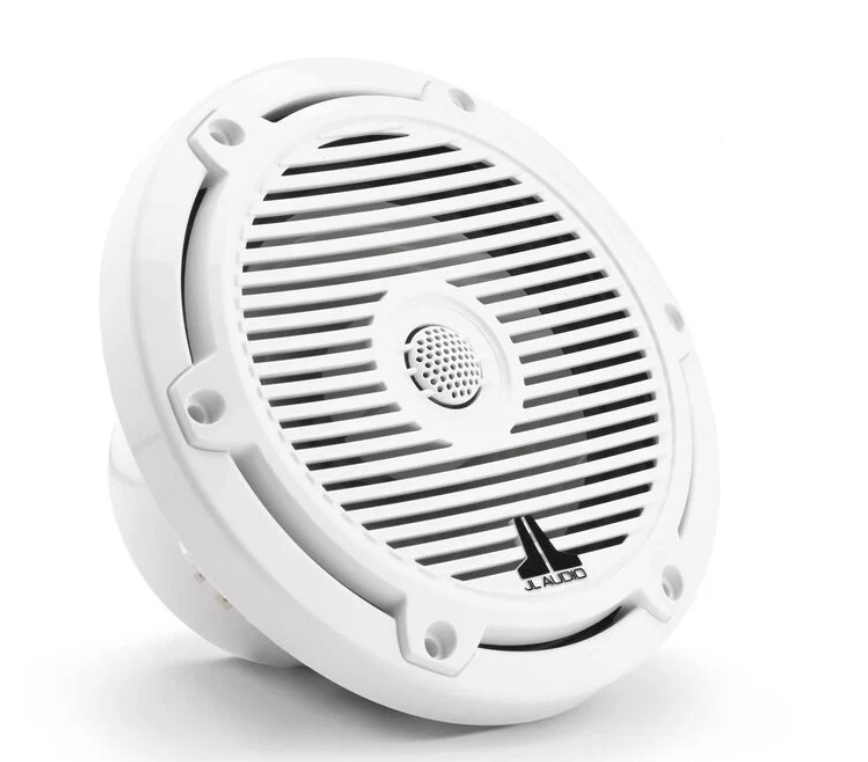 JL AUDIO M3-650X-C-Gw 6.5" Marine Coaxial Speakers, White Classic Grilles