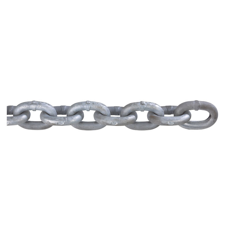 Grade 43 (G4) Hot-Dip Galvanized High-Test Chain, Sold by the Foot