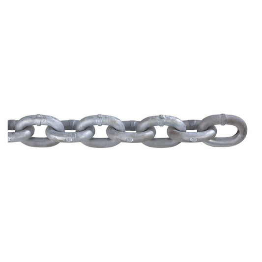 Grade 43 (G4) Hot-Dip Galvanized High-Test Chain, Sold by the Foot