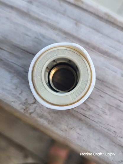 Whale Quick Connect, Adaptor Male 1/2in NPT Brass to 15mm