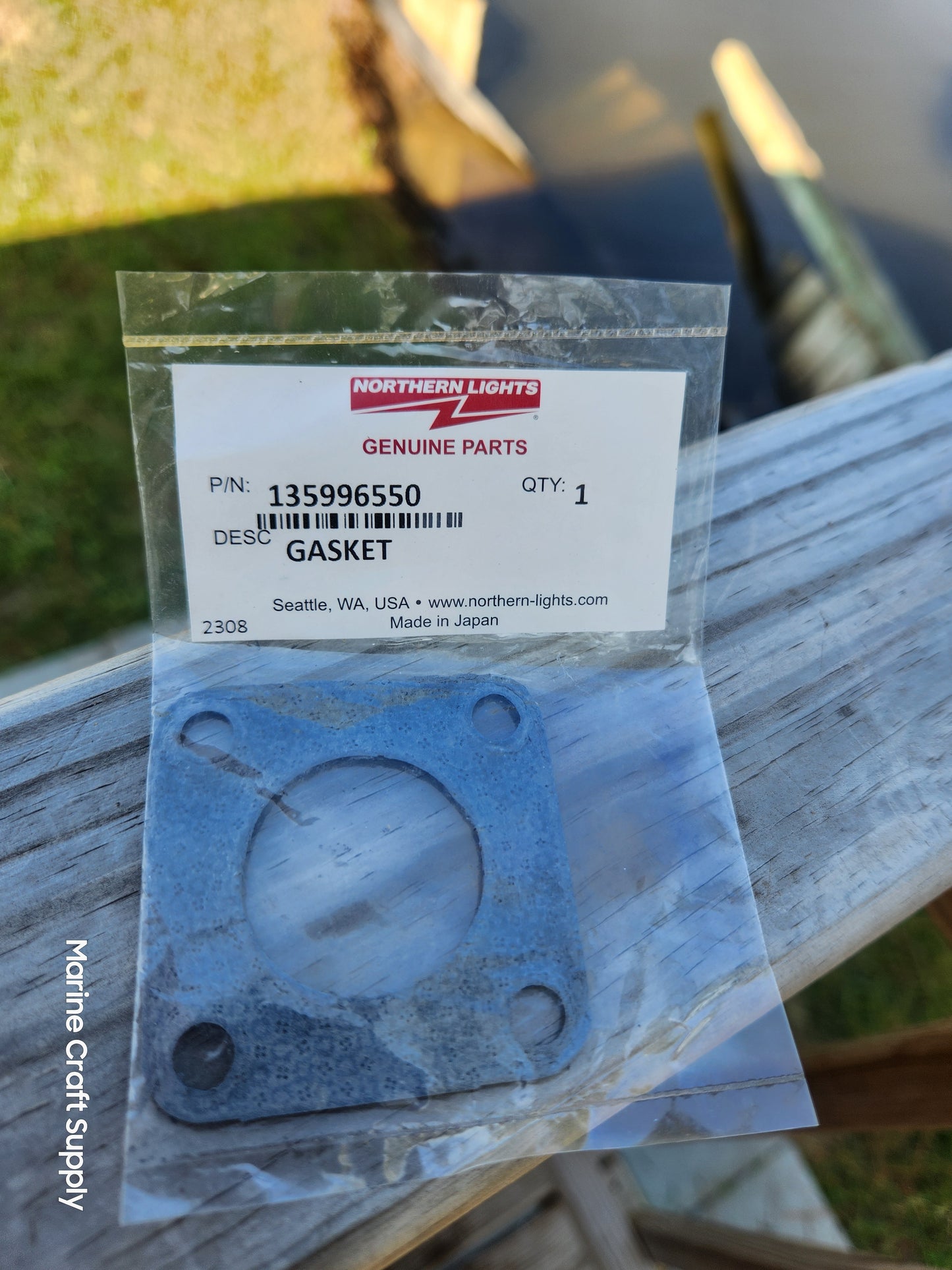Northern Lights Gasket, Exhaust Outlet 135996550