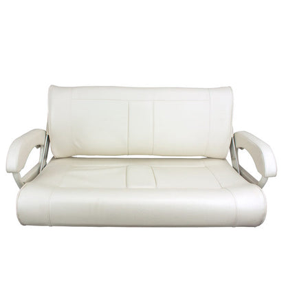 Springfield  Flip Back Double Bucket Chair, Off White