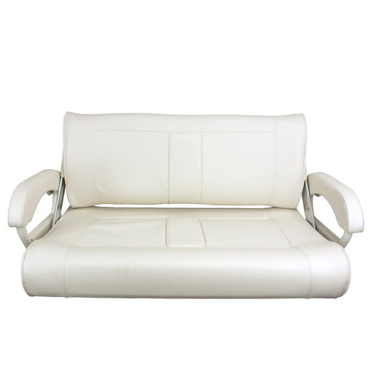 Springfield  Flip Back Double Bucket Chair, Off White