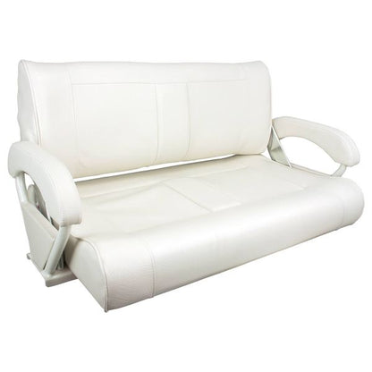 Springfield  Flip Back Double Bucket Chair, Off White