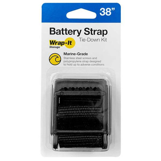 WRAP-IT STORAGE 38" Battery Hold Down Strap