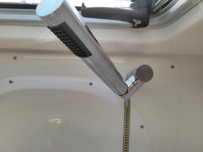 Shower handle hose & holder Nordic 6' SS Hose