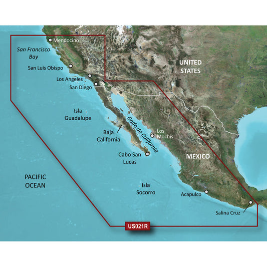 Garmin BlueChart g2 HD - HXUS021R - California - Mexico - microSD/SD [010-C0722-20]