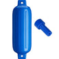 Polyform G-4 Twin Eye Fender 6.5" x 22" - Blue w/Air Adapter [G-4-BLUE]