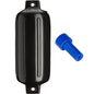 Polyform's G-5 Twin Eye Fender 8.8" x 26.8" Black w/Air Adapter [G-5-BLACK]